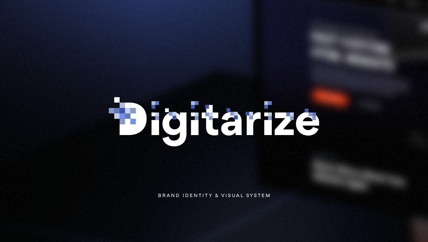 Digitarize — Brand Identity & Visual System — project cover by John Carlo Paderon.