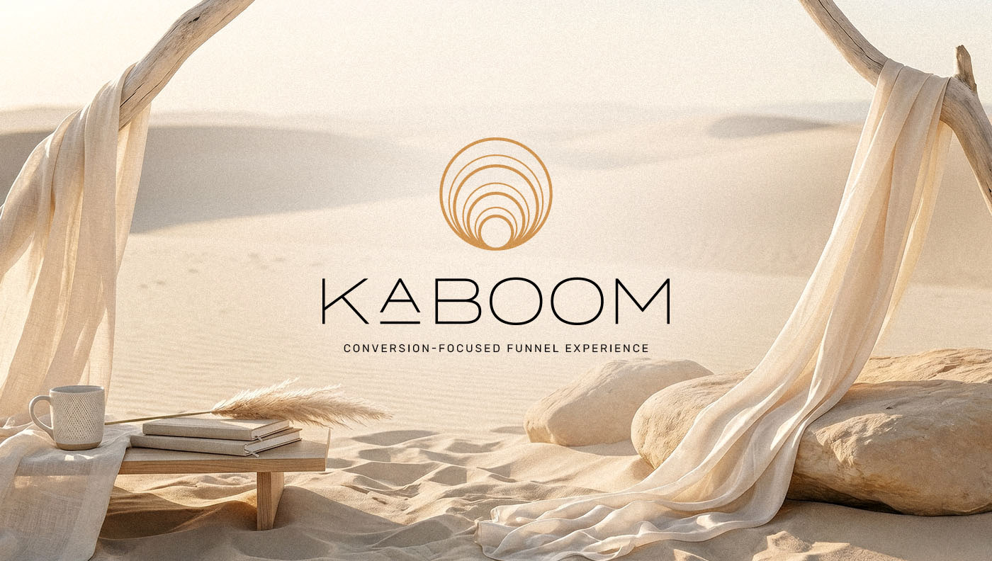 Kaboom — Conversion-Focused Funnel Experience — project cover by John Carlo Paderon.